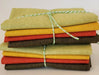 Designer Bundle - Linen Texture FQ Bundle 4 x FQ - Fall Colours