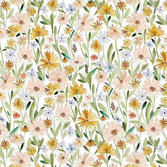 Dear Stella - Clara Jean Designs - Wood You Be Mine - Floral Wash in White