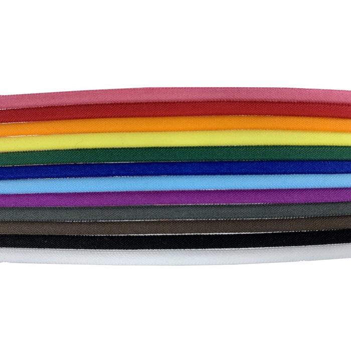 1/6" Banded Stretch Elastic- Colourful Options
