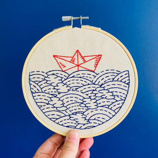 Hook Line & Tinker Embroidery Kit - Hope Floats