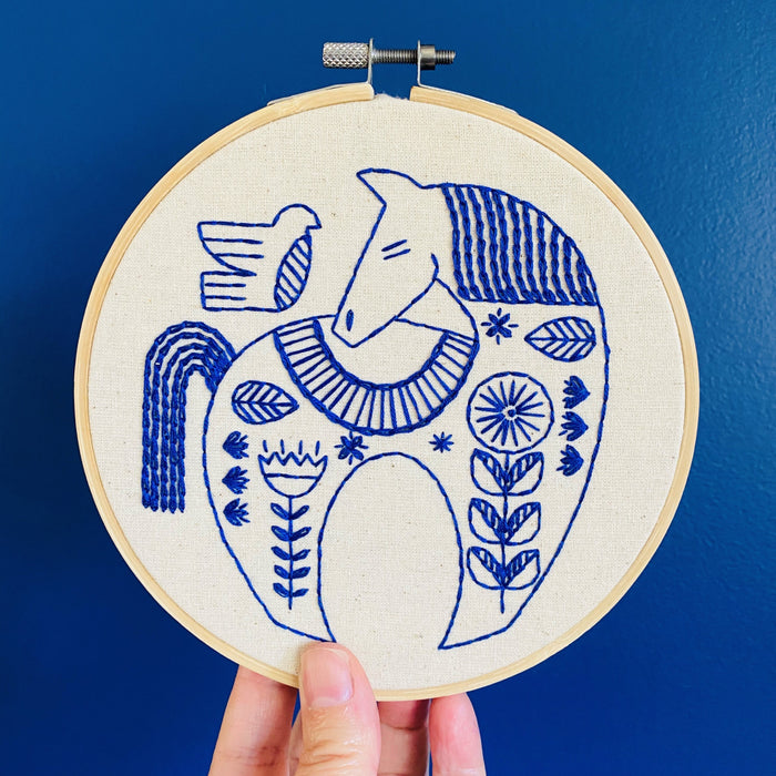 Hook Line & Tinker Embroidery Kit - Hygge Horse