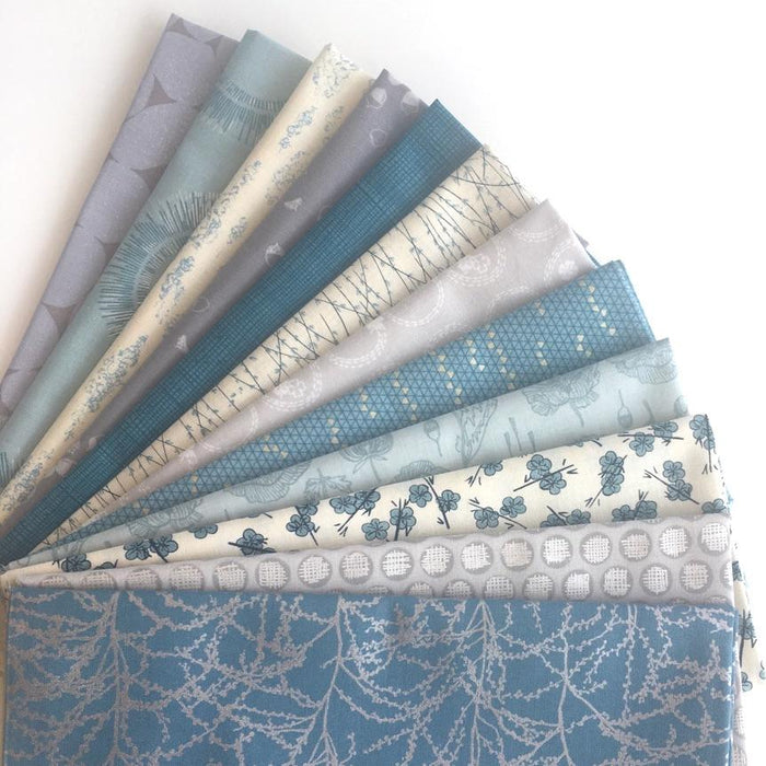 Fat Quarter Bundle - Daryl's Picks Bundle - sparkle blue and taupe