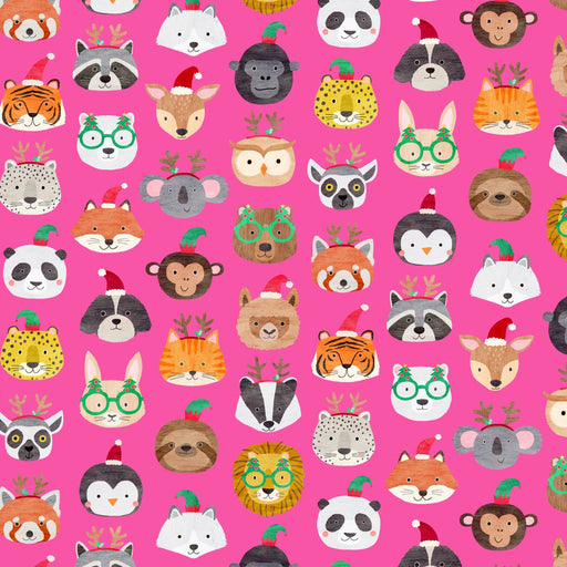 Merry Menagerie by Dashwood by Kate McFarlane -  Animals in PInk