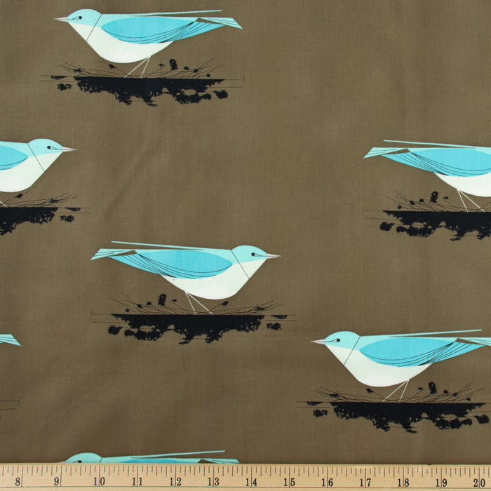 Charley Harper - Mountain Bluebird - Quilting cotton