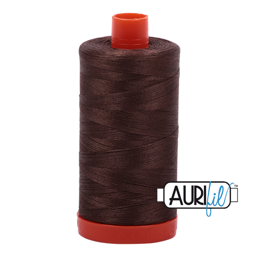 Aurifil Thread - 50wt 100% cotton  - colour 1140 Bark