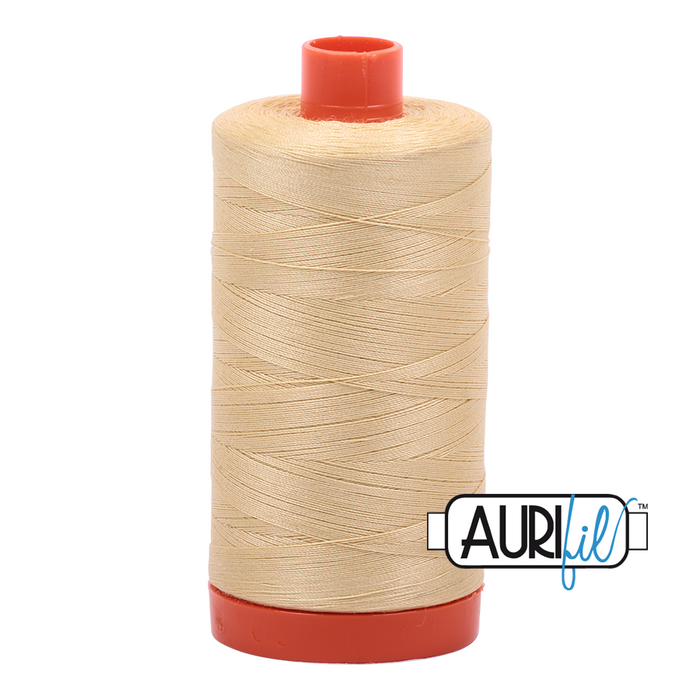 Aurifil Thread - 50wt 100% cotton  - colour 2125 Wheat