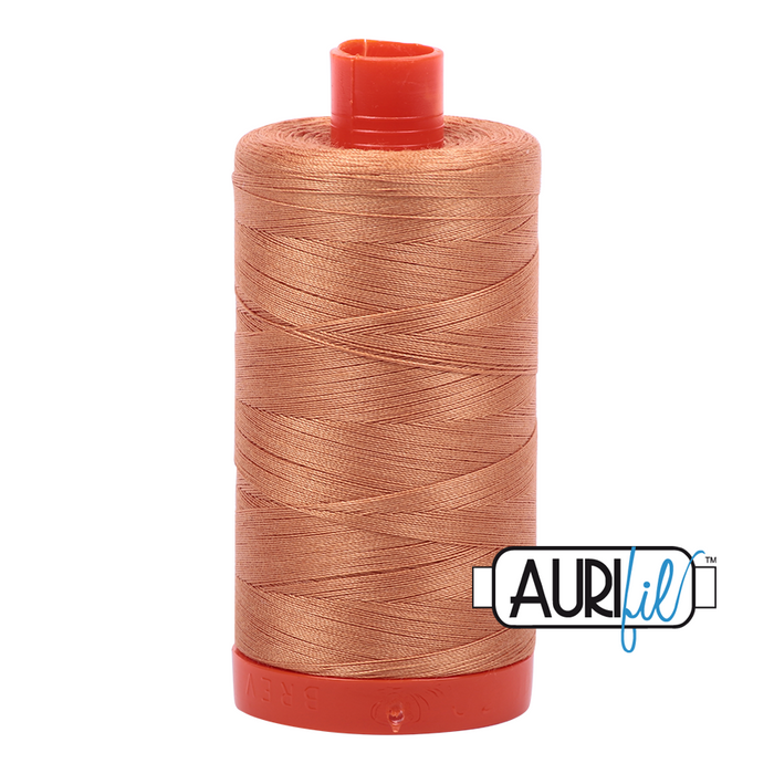 Aurifil Thread - 50wt 100% cotton  - colour 2210 Caramel