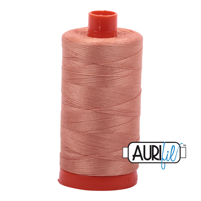 Aurifil Thread - 50wt 100% cotton  - colour 2215 Peach