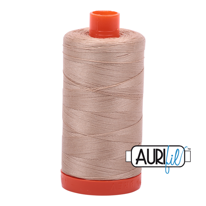 Aurifil Thread - 50wt 100% cotton - colour 2314 Beige