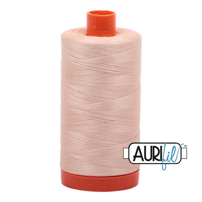 Aurifil Thread - 50wt 100% cotton  - colour 2315 Shell