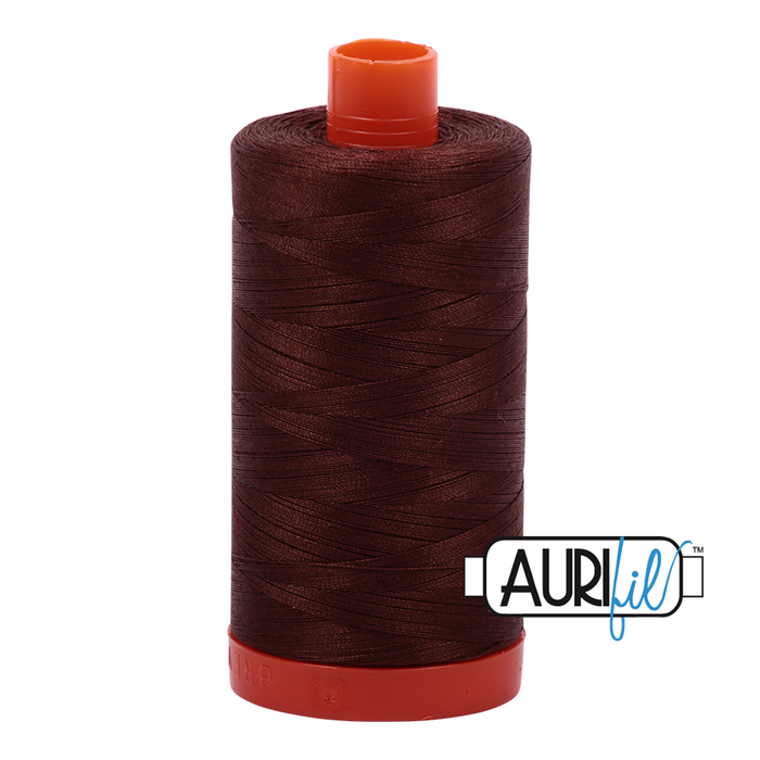 Aurifil Thread - 50wt 100% cotton - colour 2360 Chocolate