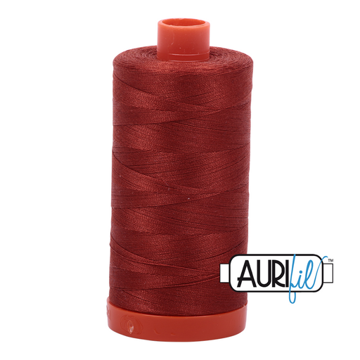 Aurifil Thread - 50wt 100% cotton  - colour 2385 - Terracotta