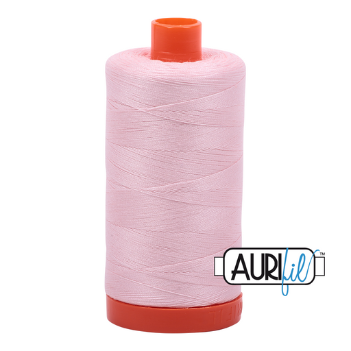 Aurifil Thread - 50wt 100% cotton  - colour 2410 - Pale Pink