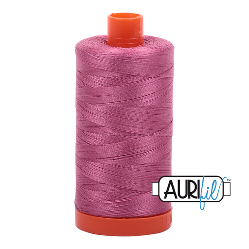 Aurifil Thread - 50wt 100% cotton  - colour 2452 - Dusty Rose