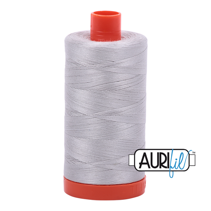 Aurifil Thread - 50wt 100% cotton  - colour 2615 Aluminium