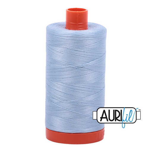 Aurifil Thread - 50wt 100% cotton  - colour 2710 Light Robins Egg