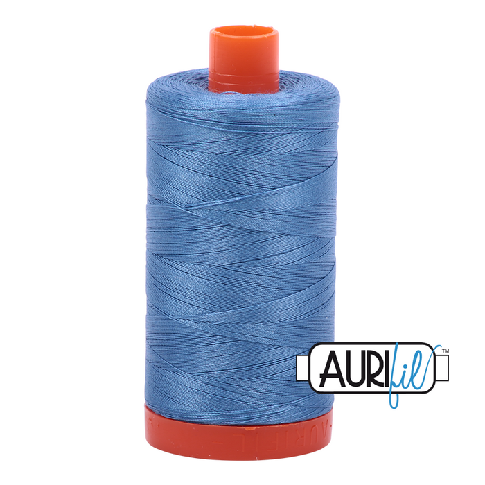 Aurifil Thread - 50wt 100% cotton  - colour 2725 Light Wedgewood