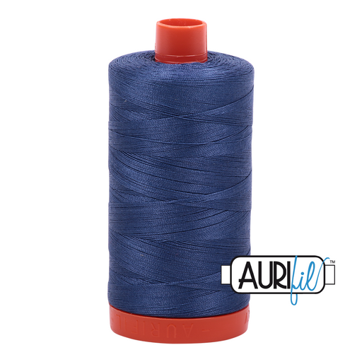 Aurifil Thread - 50wt 100% cotton  - colour 2775 - Steel Blue