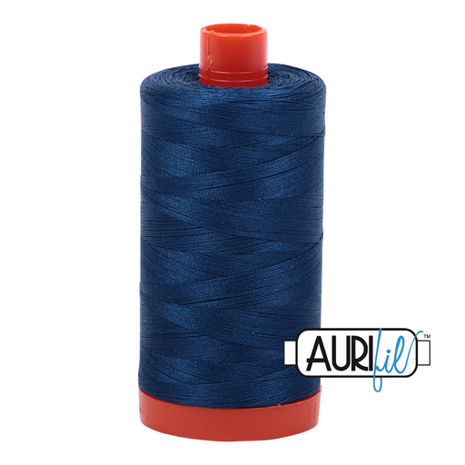Aurifil Thread - 50wt 100% cotton  - colour 2783 Medium Delft Blue