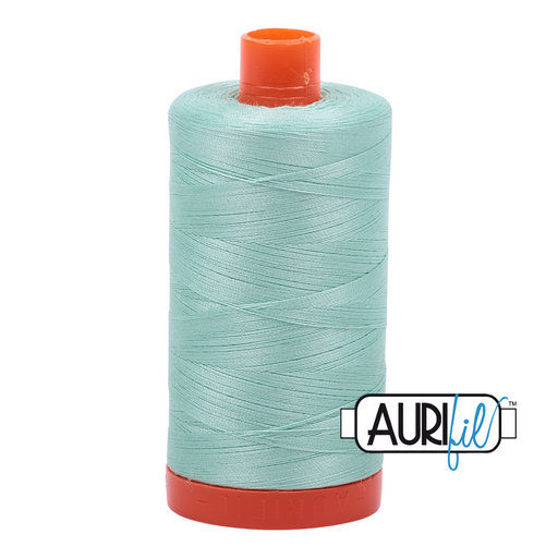 Aurifil Thread - 50wt 100% cotton  - colour 2830 - Mint
