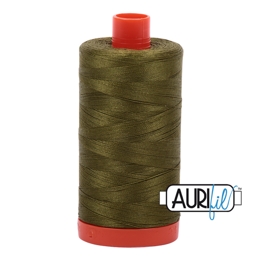 Aurifil Thread - 50wt 100% cotton  - colour 2887 Olive