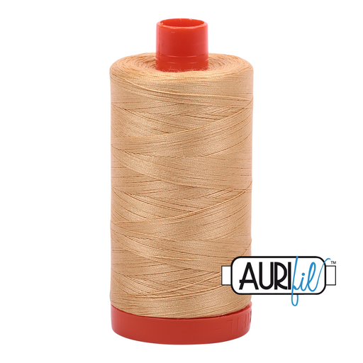Aurifil Thread - 50wt 100% cotton  - colour 5001 Ocher Yellow