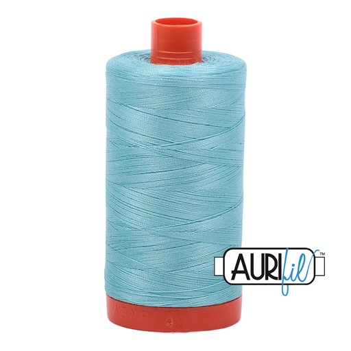 Aurifil Thread - 50wt 100% cotton  - colour 5006 - Light Turquoise