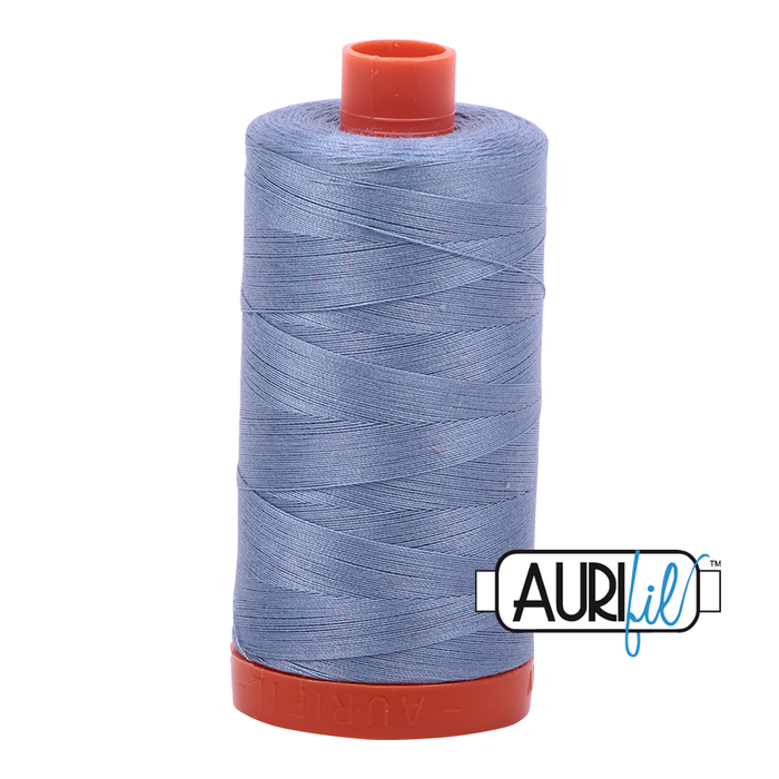 Aurifil Thread - 50wt 100% cotton  - colour 6720 Slate