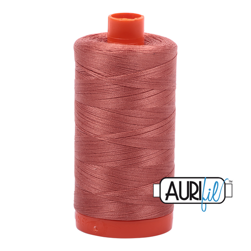 Aurifil Thread - 50wt 100% cotton  - colour 6728 Cinnabar