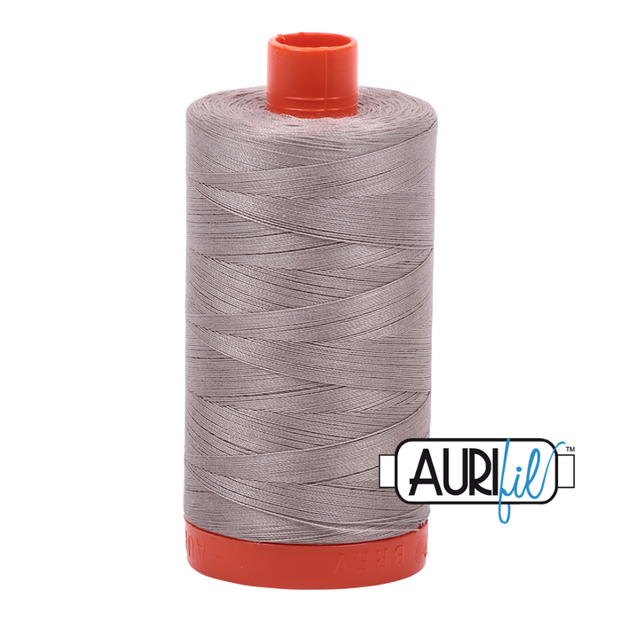 Aurifil Thread - 50wt 100% cotton - colour 6730 Steampunk