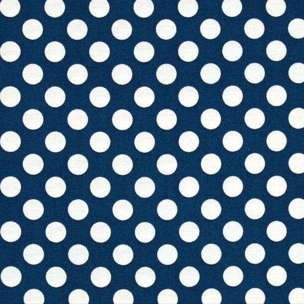 Makower Pirates - Dots Dark Blue