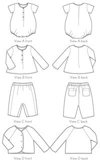 Oliver + S Lullaby Layette Set Pattern