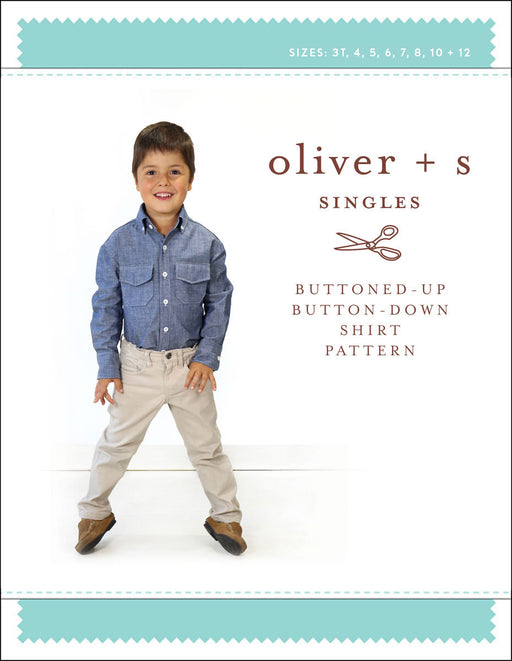 Oliver + S Buttoned up Button-Down Shirt Pattern