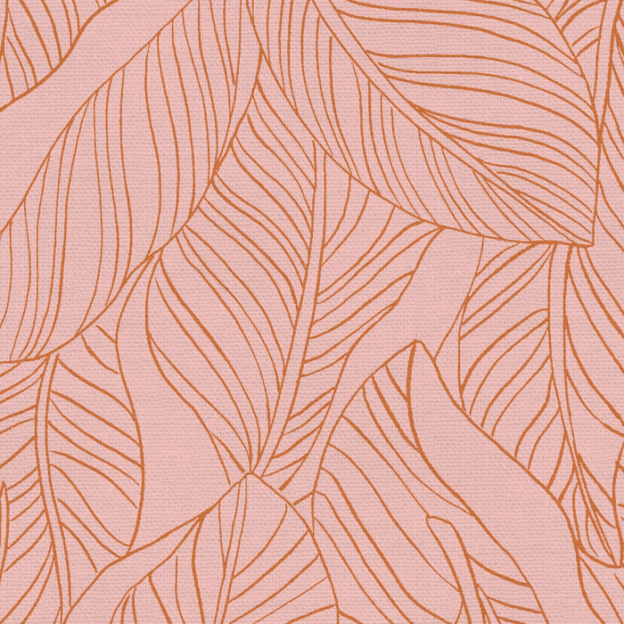 PBS Fabrics - Lisbon Love - Leaves in Pink