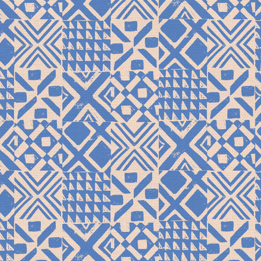 PBS Fabrics - Lisbon Love - Tiles in Blue