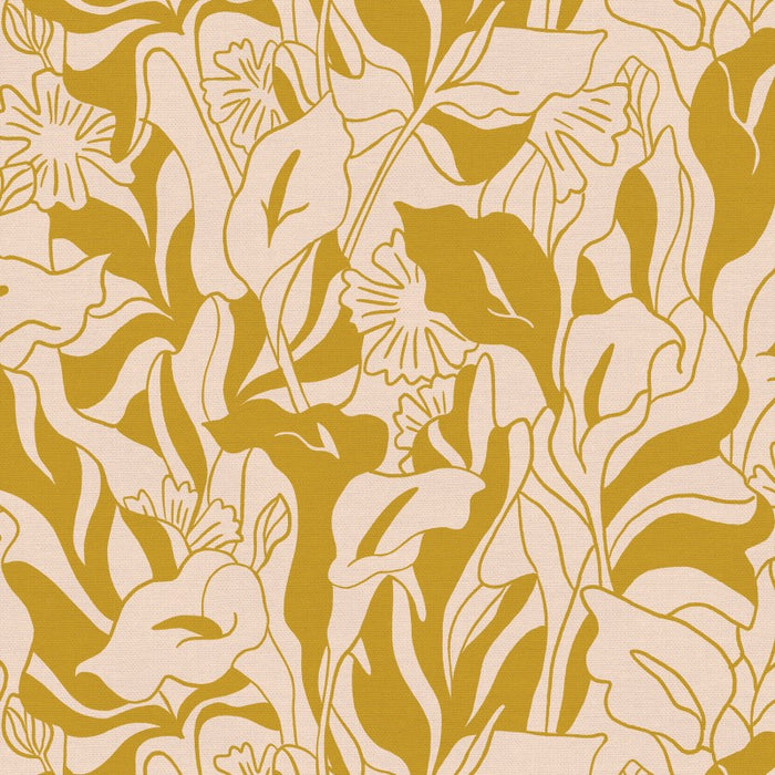 PBS Fabrics - Lisbon Love - Lillies in Gold
