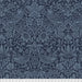 William Morris Strawberry Thief 108" wide Quilt Back in Navy