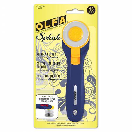 Olfa 45mm rotary cutter in Navy