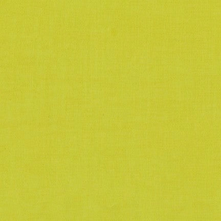 Robert Kaufman Sophia Washed Lawn Solids in Chartreuse