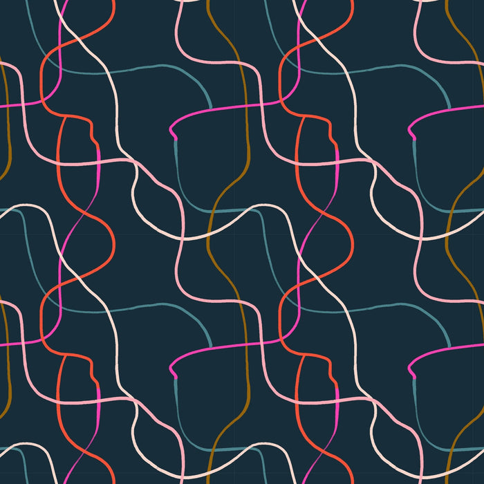 Soire by Susan Driscoll - Line on navy