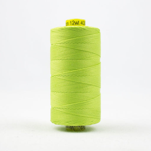 Wonderfil Spagetti - 12 wt 100% Cotton Thread - Spring Green SP42