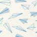 On the Lighter Side by Robert Kaufman Fabrics - Paper Airplanes in Blue