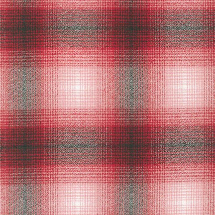 Mammoth Flannel - Ombre Plaid Flannel Red