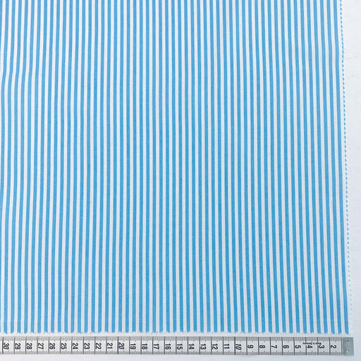 Gordon 1/8" Stripe - Turquoise and White