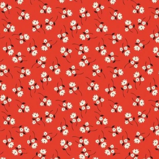 Blend Fabrics - Enchanted -Posy in Red