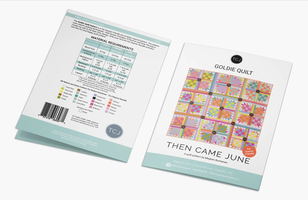 Then Came June Quilt Pattern - Goldie Quilt — Fabric Spark