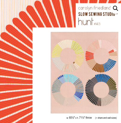Carolyn Friedlander Hunt Quilt Pattern and Acrylic Template