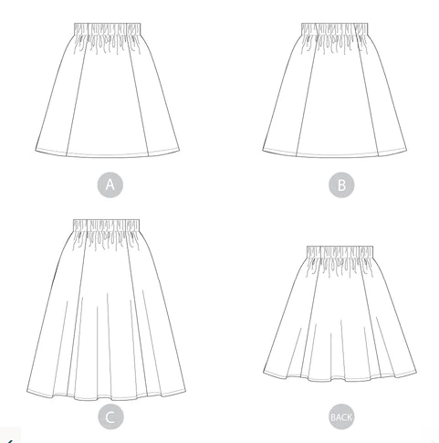 Sewaholic Sewing Patterns - Rae Skirt