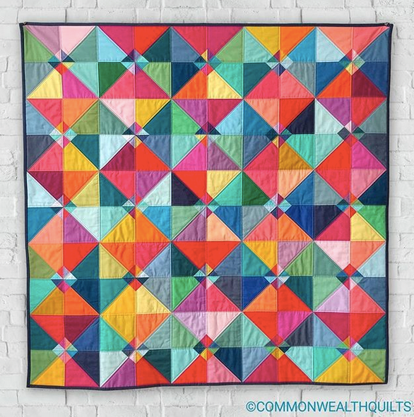 Circus Tent Quilt by Commonwealth Quilts