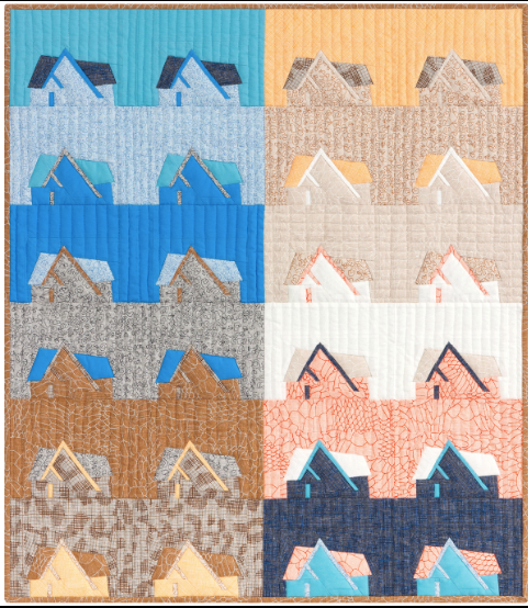 Carolyn Friedlander Davie (mini) Quilt Pattern or Wall Hanging